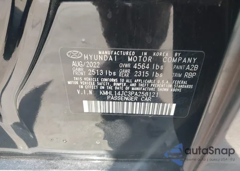 2023 Hyundai Sonata N Line из США, поврежденный, VIN KMHL14JC3PA258121